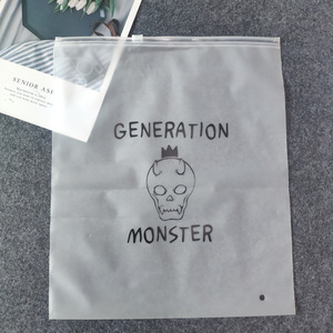 2019 Custom Matte/Frosted Ecofriendly พลาสติกบรรจุภัณฑ์ถุงซิป,T เสื้อชุดว่ายน้ำซิปล็อคเสื้อผ้ากระเป๋า <span class=keywords><strong>Log</strong></span> - Product Image 3