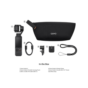2026 Original DJI Pocket 4 Pro 3 - Estabilizador de cardán, Cámara de acción con video 4K y CMOS de 1 pulgada, Seguimiento inteligente con IA para cámara 5.0 - Product Image 6