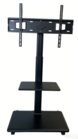 KM-1600B 65 Inch Modern TV Bracket Online Wholesalers Stand Mobile LCD TV Cart 26-65 inci VESA 600x400mm Baja Cold Rolled