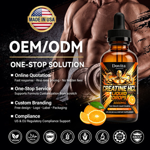 OEM <b>Creatine</b> HCL Oral Drops Wholesale OEM Fast Absorption Energy Supplement for Men Women Pre Workout Recovery Boost Whole sales - Product Image 1