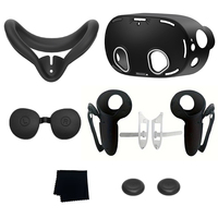 Kit de couverture en silicone protecteur VR vente chaude pour Meta Quest 3S VR accessoires masque facial et ensemble de couvertures de contrôleur pour Quest 3s