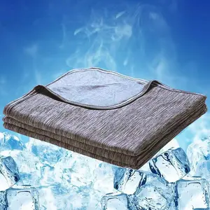 Manta refrescante, mantas para sofá cama, mantas frescas Súper suaves de doble cara para personas que duermen calientes, noche de verano