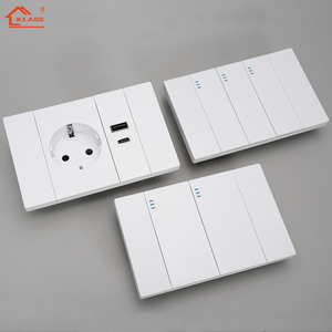 Nhà Máy bán hàng trực tiếp Ánh Sáng Thiết bị chuyển mạch chúng tôi tiêu chuẩn 118 phổ PC bảng điều chỉnh với tường thiết bị chuyển mạch và ổ cắm cho nhà và khách sạn - Product Image 2