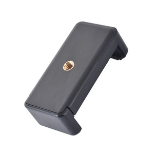 Support de téléphone portable multifonctionnel à double port avec clip, accessoire de trépied, adaptateur pour perche à selfie et cardan pour la photographie (plastique) - Product Image 1