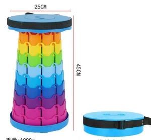 Tabourets de camping portables en plastique robustes, compacts, universels, durables, de haute pression, pour usage professionnel et extérieur - Product Image 2