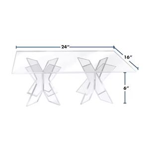 Bester 24 "X 16" Acryl-Displayst änder-Modernes Rechteck buffet für Ausstellungen Partys oder Displays in Karton verpackung - Product Image 6