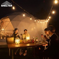 6m Eco Globe Pvc Géodomes isolés Domo Geodesico événement Igloo extérieur préfabriqué luxe dôme géodésique maison tente de glamping