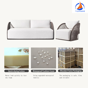 All-<span class=keywords><strong>Weather</strong></span> Modern Tuinmeubilair Bamboe Filipijnen <span class=keywords><strong>Barbados</strong></span> Rotan Tuinmeubelen Rotonga - Product Image 2