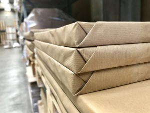 Papel Kraft Acanalado MG Sin Blanquear 100% Reciclado, Marca Carte Dozio, Hecho en Italia, Ecológico, Seguro para Alimentos, para Regalos, Manualidades, Arte y Pintura - Product Image 2
