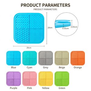 XH XH-WSD Grande tapisserie d'alimentation lente en silicone avec ventouse antidérapante portable pour animaux de compagnie, pour chats et chiens - Product Image 5