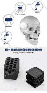 Vendita calda del muscolo del collo facciale mandibola esercitatore del Gel di silice per la cura personale allenatore della mascella definire Jawline - Product Image 3