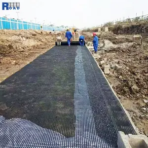 चीन पेशेवर Geosynthetics निर्माता पॉलिएस्टर द्विअक्षीय Geogrid आपूर्तिकर्ता 100-30,120-30,150-30