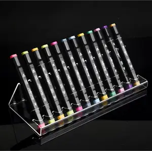 Acrylic Marker Display Rack Eyebrow Brush Pen Holder Transparent Display Rack Pen Holder