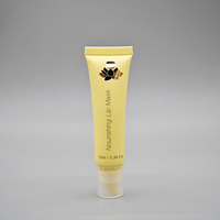 D19mm PE Tête Baume À Lèvres Tube Estampage À Chaud Personnalisé Brillant À Lèvres Tubes Squeeze Cosmétiques Emballage