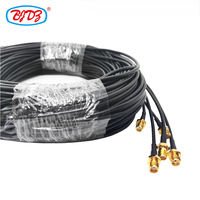Approvisionnement d'usine RG174 SMA prise mâle à SMA prise femelle pour câble RG174 connecteur coaxial RF câble d'extension de cavalier en queue de cochon