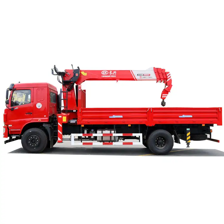 NUEVO Changxing 8ton Dongfeng autocarga brazos telescópicos palfinger dump camión pequeño grúa montada Camión grúa hidráulica camión montado