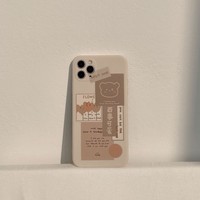 Coque de téléphone ins style littéraire pour iPhone 16, iPhone 17/11, iPhone 13 mat, iPhone X souple tout compris, iPhone 15 Pro, compatible Huawei