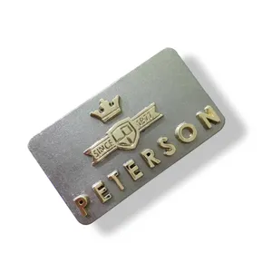 High Quality Light Gold Color Custom Metal Letters OEM ODM Unitized Design Alphabets Brand Logo Metal Letter Customization