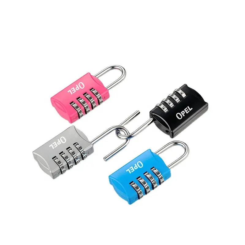 Hot Selling Security Hardened Multiple Color Custom Padlock Digital Anti-Theft Combination Lock With Low Price