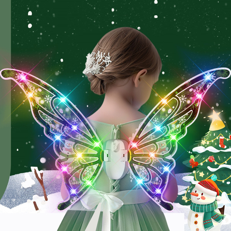 LED Little Girl Elf Back Decoration