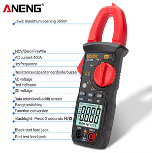 Multimètre numérique à pince ANENG ST181 DC/AC 40A/400A 400-600V 4000 comptes, testeur de tension et ampèremètre pour applications automobiles - Product Image 4