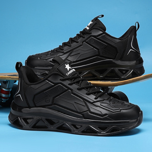 Zapatos Casuales Deportivos para Hombre, para Todas las Temporadas, Elegantes, de Color Sólido, de Caña Baja, con Cierre de Cordones, Suela para Uso Diario, para Caminar - Product Image 4