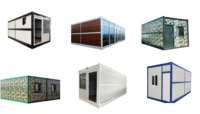 Usine chinoise, maisons préfabriquées pliables portables sur mesure de 20 pieds, petites maisons préfabriquées, conteneur pliable pour bureau, habitation, bureau