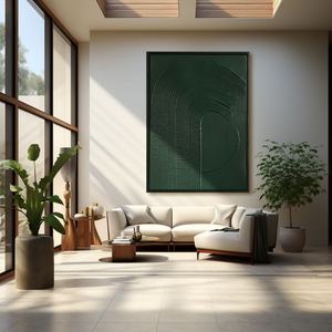 Pintura al Óleo Minimalista Texturizada Hecha a Mano, Arte de Pared en Lienzo para Decoración Contemporánea de Hoteles y Hogares - Product Image 6