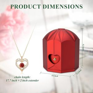 Forever Flower nouveau modèle Double porte ensemble de bijoux <span class=keywords><strong>nid</strong></span> <span class=keywords><strong>d</strong></span>'oiseau unique pour la saint-valentin noël remise des diplômes cadeau de fête des mères - Product Image 4