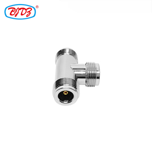 Adaptador RF Personalizable de Fábrica, Conector Coaxial RF Triple <span class=keywords><strong>en</strong></span> Forma de T, Tipo N Hembra, <span class=keywords><strong>en</strong></span> Stock, con Certificación ROHS - Product Image 2