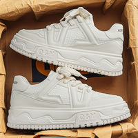 Chaussures pour hommes les plus vendues Printemps 2026 – Tendance, à lacets, couleur unie, tige en PU, semelle souple absorbant les chocs, semelle extérieure en caoutchouc respirante