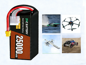 <strong>Battery</strong> 12S 44.4V 25000mAh 1-3C 330Wh/kg Semi-Solid State FPV Drone <strong>Battery</strong> Pack High Performance Lithium Ion 1200 Cycles - Product Image 3