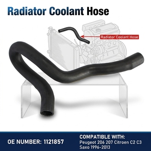 Tuyau de radiateur en EPDM de qualité supérieure, directement de l'usine, 1121857, tuyau de refroidissement OEM pour Peugeot 206 207 <span class=keywords><strong>Citroën</strong></span> C2 C3 <span class=keywords><strong>Saxo</strong></span> 1996-2013 - Product Image 2