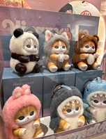 Boîte mystère japonaise Mo-fu Sande Shark Cat Fushandi, pendentif en peluche, boîte mystère