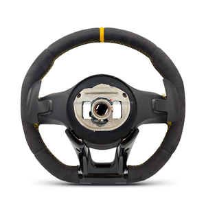 Volante de Cuero con Marca de Color Amarillo en la Parte Superior para <span class=keywords><strong>Mercedes</strong></span> Benz Clase S W222 W221 W211 W212 W213 <span class=keywords><strong>CLA</strong></span> <span class=keywords><strong>45</strong></span> W205 C43 C63 C63s <span class=keywords><strong>AMG</strong></span> - Product Image 2