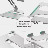 Support de tablette de bureau pour support d'ordinateur portable support de refroidissement de levage pour support ordinateur portable supports d'ordinateur portable portable en aluminium