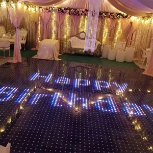 Boda los efectos de pantalla LED pista de baile para la venta