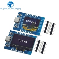 Papan pengembangan ESP32-C3 dengan modul Display OLED 0.96 / 1.3 inci WiFi + modul LOT Bluetooth untuk rumah pintar