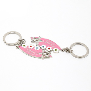 Venta al por mayor logotipo personalizado aleación de zinc brillante niquelado <span class=keywords><strong>Jamaica</strong></span> estilo turístico playa recuerdo tabla de surf forma llavero - Product Image 1