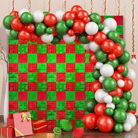 Panneaux de fond mural carrés en plastique scintillants, toile de fond à paillettes pour fêtes, décorations pour anniversaires, fêtes à domicile, mariages, Noël