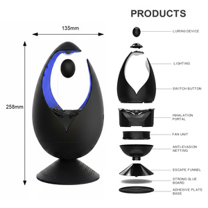 Trampa para Mosquitos e Insectos con Sensor Inteligente, Luz UV de 365nm, Eléctrica, para Cámara, Oficina y Hotel, con Carcasa de ABS - Product Image 2