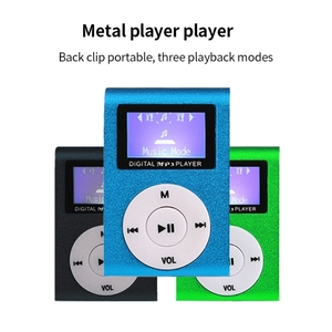 512M thẻ nhớ + tai nghe + USB sạc cáp Mini Lavalier kim loại MP3 Music Player với màn hình - Product Image 4