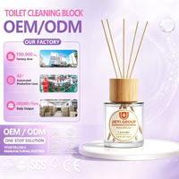 Diffuseur de parfum à bâtonnets Binca Vidou Lavande 50ml, parfum d'ambiance naturel avec bâtonnets en rotin, arôme longue durée pour la décoration de chambre et de salle de bain