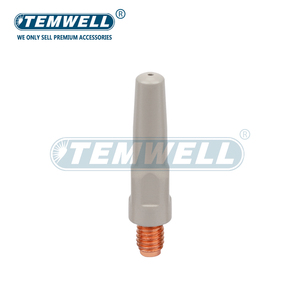 <span class=keywords><strong>Punta</strong></span> de Soldadura MIG Profesional TEMWELL 350A Recubierta M6 <span class=keywords><strong>40</strong></span> CuCrZr Cromo Zirconio Cobre para 0.8 1.0 1.2 1.6mm - Product Image 1