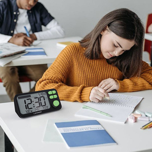 Emaf <strong>2025</strong> Classroom Teacher Supplies Electronic <strong>Digital</strong> Lab Use Dual Alarm Clock Students Touch Back Light Study <strong>Timers</strong> for Kids - Product Image 5