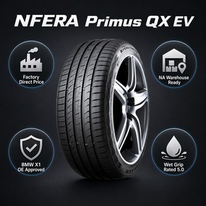 Neumático NFERA Primus QX EV <span class=keywords><strong>de</strong></span> Ultra Alto Rendimiento para Vehículos Eléctricos, Torque Instantáneo, Agarre en Mojado Duradero, 4.5, Bajo Ruido, Radial para Vehículos Eléctricos - Product Image 4