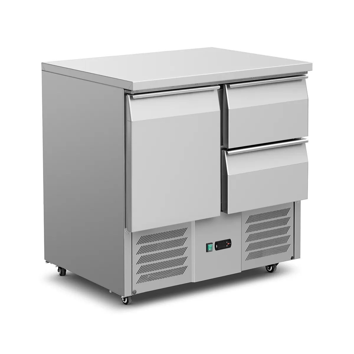सलादेटे उच्च मानक गुणवत्ता नई स्थिति रेस्तरां उपकरण किफायती प्रयुक्त रसोई मशीनें स्टेनलेस स्टील टॉप