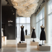 Meubles de boutique de haute qualité, comptoir de réception, vitrine, design d'intérieur pour magasin de vêtements, solution de projet tout-en-un