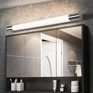 IP44 Waterproof Polished Chrome <b>LED</b> Indoor Wall Sconce Lighting Modern Brushed <b>LED</b> Bathroom <b>Vanity</b> Fixture for Over <b>Mirror</b> - Product Image 4