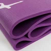 Tapis de yoga AeroMara en PVC, épaisseur 2-8 mm, tapis d'exercice portable avec sac de transport pour la remise en forme, la danse, les sports et l'entraînement